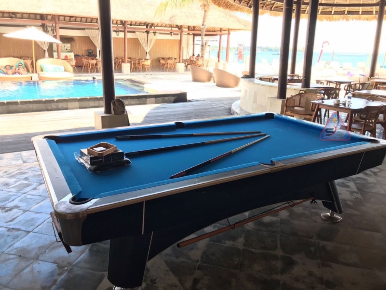 Meja Billiard 9ft Custom Jati