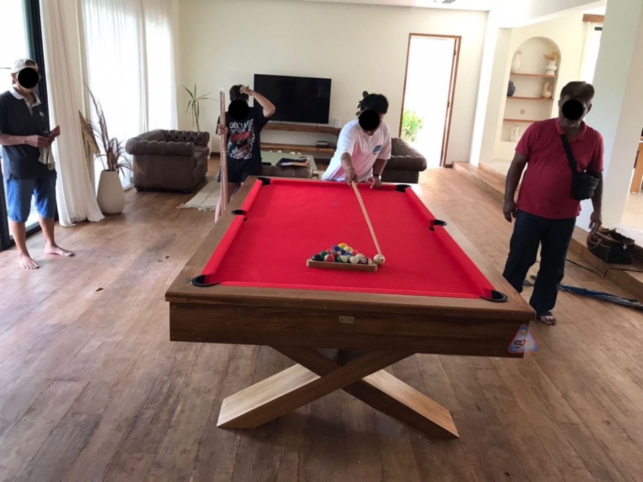 Meja Billiard 7ft Custom Jati - Gambar 3