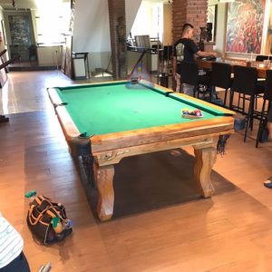 Meja Billiard 9ft Custom Jati