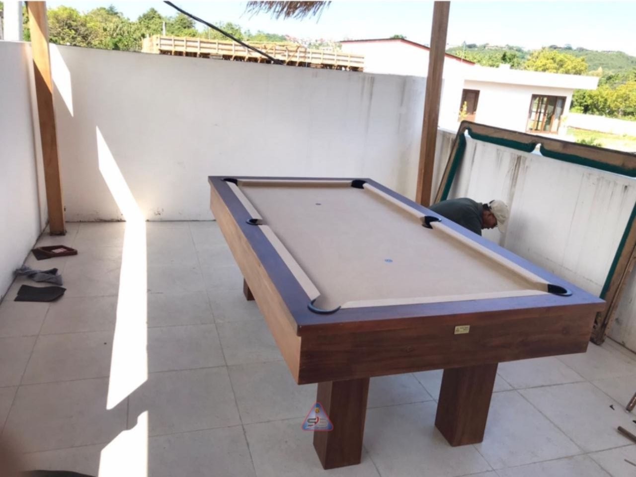 Meja Billiard 7ft Custom Jati - Gambar 4